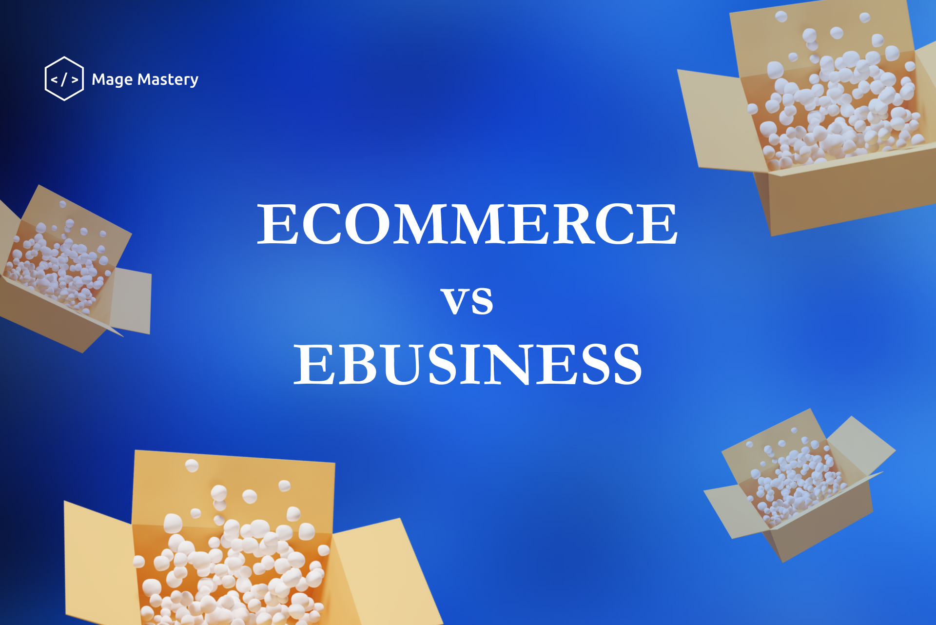 The difference between eCommerce and eBusiness
